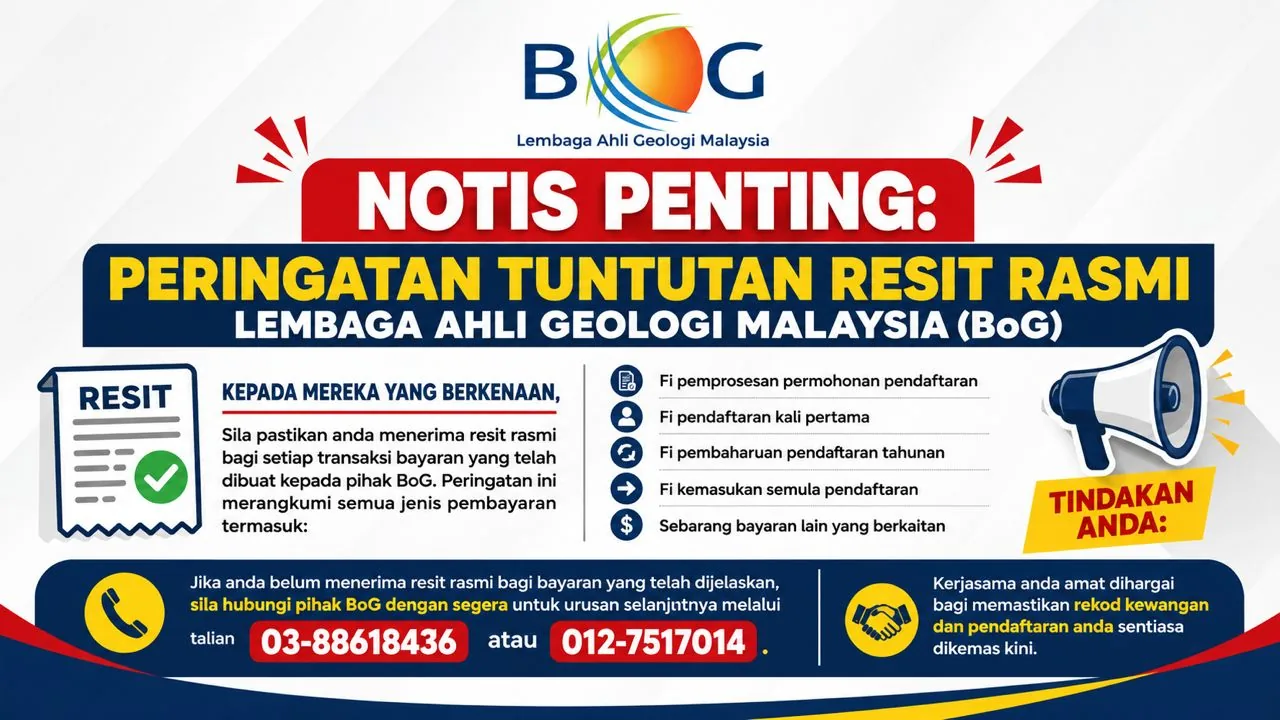 Official receipt reminder